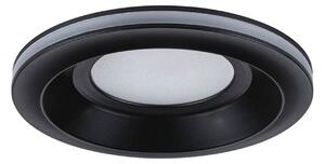 Paulmann LED χωνευτό φωτιστικό Sormus μαύρο, Ø 10 cm, IP65, σετ 3 τεμαχίων, Μαύρο, Μπάνιο, Πλαστικό, σύγχρονο, Εσοχή οροφής