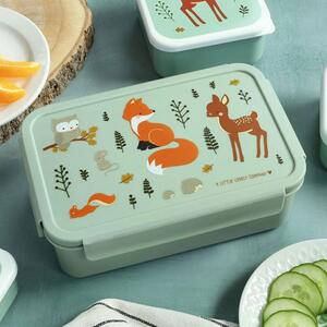 Φαγητοδοχείο Με Χωρίσματα 1.2lt (22x14.5x7) Α Little Lovely Company Forest Friends BBFFMI66