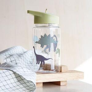 Παγούρι 450ml Με Καλαμάκι Α Little Lovely Company Dinosaurs DBDIGR33