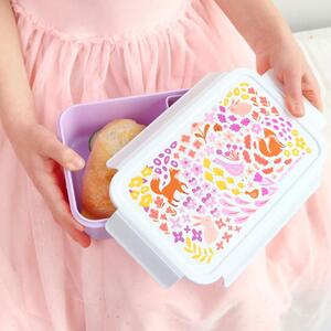 Φαγητοδοχείο Με Χωρίσματα 1.2lt (22x14.5x7) Α Little Lovely Company Flower Garden BBFGMU79