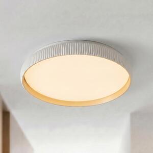 Lindby Φωτιστικό οροφής LED Jovian, λευκό, Ø 40 cm, CCT, με δυνατότητα ρύθμισης, ρυθμιζόμενος, Λευκό, Σαλόνι / τραπεζαρία, Πλαστικό, σύγχρονο