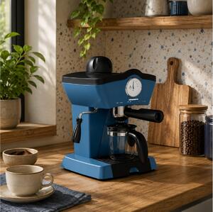 Καφετιέρα Espresso Heinner HEM-200BL Charm με ισχύ 800W και πίεση 3.5 bar