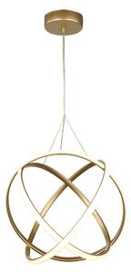 Φωτιστικό Οροφής LED Step Dimmable Heronia Atomic/40 01-0407 Gold Mat
