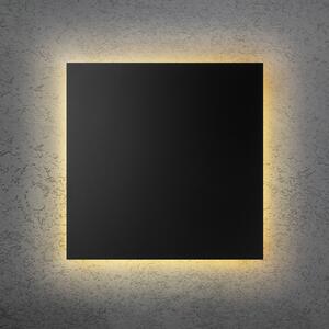 Escale LED φωτιστικό τοίχου BLADE Q, μαύρο, 44 x cm, μέταλλο, ρυθμιζόμενο, ρυθμιζόμενος, Μαύρο, Σαλόνι / τραπεζαρία, Αλουμίνιο, σύγχρονο