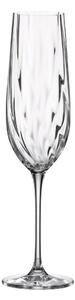 Ποτήρι Σαμπάνιας Κολωνάτο 270ml Crystal Bohemia Uria Optic