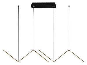 Κρεμαστό φωτιστικό οροφής LED VERTE 2xLED/11W/230V μαύρο