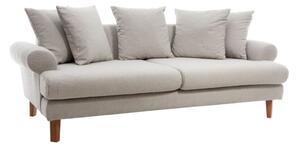 Artekko Uk Sofa Καναπές Τριθέσιος Υφασμάτινος Γκρι (210x100x75)cm