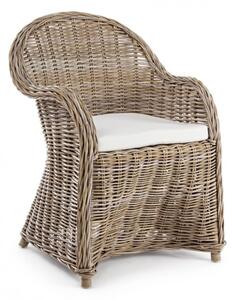 Πολυθρόνα Martin Καφέ Rattan 60x67x89εκ. - Καφέ