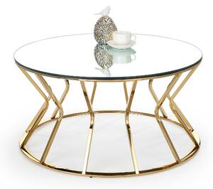 AFINA, coffee table, mirror / gold DIOMMI V-CH-AFINA-LAW