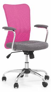 ANDY chair color: grey/pink DIOMMI V-CH-ANDY-FOT-RÓŻOWY