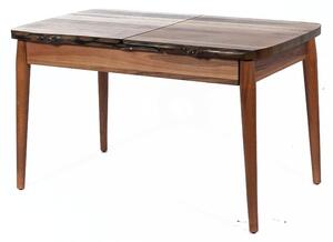 Artekko Irodsups Τραπέζι Επεκτεινόμενο Χρώμα Walnut (130x80x75)cm