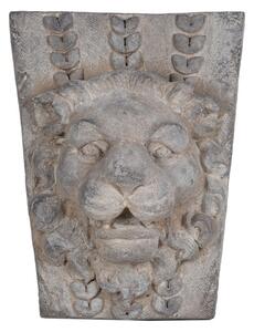 ARTEKKO Κασπώ Τοίχου Πέτρινο Διακοσμητικό Lion (39,9x20,06x52,07)