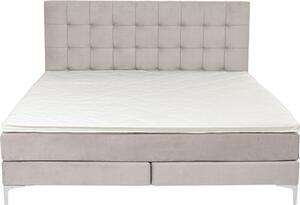 Κρεβάτι Boxspring Benito Star Εκρού 160x200εκ 213x160x110εκ - Μπεζ