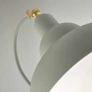 Searchlight Λάμπα δαπέδου Yosra, γκρι, μέταλλο, 166 cm, E27, Μπεζ, Σαλόνι / τραπεζαρία, Μέταλλο, σύγχρονο