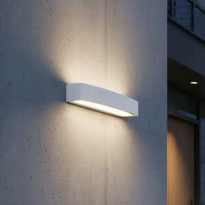 IDEAL LUX Ideal Lux Λάμπα εξωτερικού χώρου Andromeda, λευκή, πλάτος 45 cm, E27, ρυθμιζόμενος, Λευκό, Μπάνιο, Αλουμίνιο, σύγχρονο, Πρίζα τοίχου κάτω
