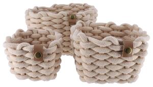 Καλάθια Αποθήκευσης (Σετ 3τμχ) T-D Rope Beige 84208169