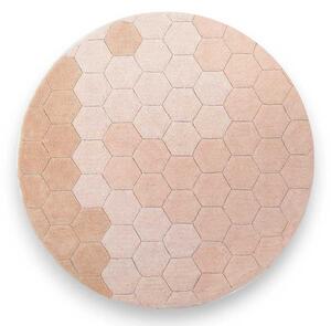 Στρογγυλό Χαλί All Season (Φ140) Lorena Canals Honeycomb Rose