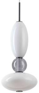 Φωτιστικό Οροφής Lumiere 314143 Φ28x275,5cm Led 3050lm 27W 3000K White-Grey Ideal Lux