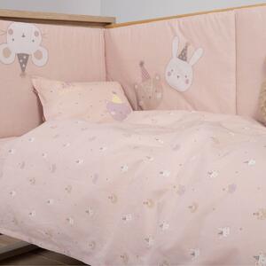 Πάντα Κούνιας (187x40) Nef-Nef Homeware Baby Special Party Pink