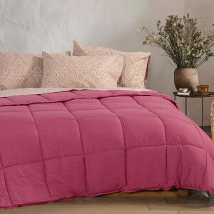 Πάπλωμα Μονό (160x220) 2 Όψεων Nef-Nef Homeware Colorfull Sangria