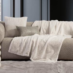 Γούνινη Κουβέρτα Καναπέ (130x180) Nef-Nef Homeware Mentor Ecru