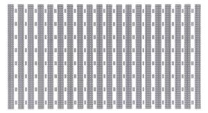 Αντιολισθητικό Πατάκι Μπανιέρας (38x70) T-D Slatted White/Grey D143902