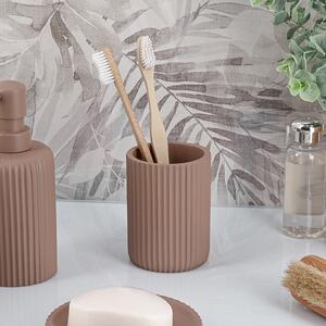 Ποτηροθήκη Μπάνιου (Φ7x9.5) T-D Stripes Cappuccino 61103166