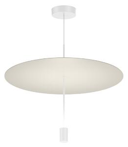 Wever & Ducré Lighting WEVER & DUCRÉ Φωτιστικό οροφής LED Shedda Ø 55 εκ. γκρι σατέν 2700K, ρυθμιζόμενος, Γκρι, Σαλόνι / τραπεζαρία, Αλουμίνιο, σύγχρονο