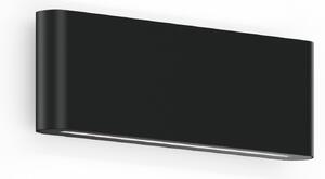 Wever & Ducré Lighting WEVER DUCRÉ Εξωτερικός φωτιστικός τοίχου LED Kiosk 2.0 μαύρος 2.700 K, ρυθμιζόμενος, Μαύρο, Αλουμίνιο, σύγχρονο