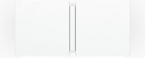 Wever & Ducré Lighting WEVER DUCRÉ Φωτιστικό τοίχου CG Square λευκό Πλάτος 21 εκ. 2 φωτιστικά, Λευκό, Σαλόνι / τραπεζαρία, Μέταλλο, σύγχρονο