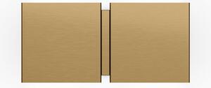 Wever & Ducré Lighting WEVER DUCRÉ Φωτιστικό τοίχου CG Square μπεζ, πλάτος 21 εκ., 2 λάμπες, Μπεζ, Σαλόνι / τραπεζαρία, Μέταλλο, σύγχρονο