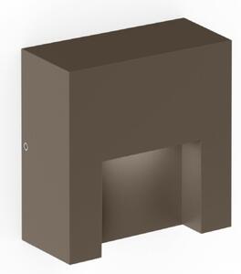 Wever & Ducré Lighting WEVER & DUCRÉ Εξωτερικός φωτιστικός τοίχου LED Reto 0.8 σε χρώμα μπρούντζου, ρυθμιζόμενος, Μπρούτζινο / Αντικέ ορείχαλκου, Αλουμίνιο, σύγχρονο, Πρίζα τοίχου κάτω