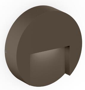 Wever & Ducré Lighting WEVER DUCRÉ Εξωτερικός φωτιστικός τοίχου LED Reto Round 1.3 σε χρώμα, ρυθμιζόμενος, Μπρούτζινο / Αντικέ ορείχαλκου, Αλουμίνιο, σύγχρονο, Πρίζα τοίχου κάτω