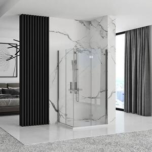 Rea Molier Chrome Διπλή καμπίνα ντους 90x90