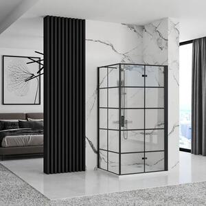 Καμπίνα ντους Rea Molière Black 100x90