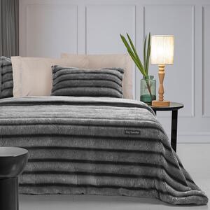 Κουβέρτα Βελουτέ Υπέρδιπλη (260x240) Guy Laroche Gazelle Black