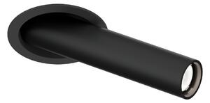 Wever & Ducré Lighting WEVER DUCRÉ Εντοιχισμένος προβολέας LED Match Sneak μαύρος 2.700 K, Μαύρο, Σαλόνι / τραπεζαρία, Αλουμίνιο, σύγχρονο