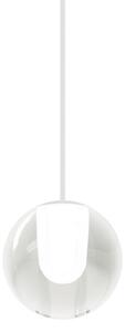 Wever & Ducré Lighting WEVER DUCRÉ Κρεμαστό φωτιστικό LED Oplia 1.0, λευκό ματ 2.700 K, Διαφανές, Σαλόνι / τραπεζαρία, Γυαλί, σύγχρονο