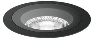 Wever & Ducré Lighting WEVER DUCRÉ Εντοιχισμένος φωτιστικός LED δαπέδου Blink trim 2.0, μαύρος, Μαύρο, Αλουμίνιο, σύγχρονο, Φωτιστικά εσοχής στρογγυλά