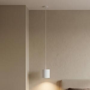 Nowodvorski Lighting Κρεμαστό φωτιστικό Point Duo, λευκό, ατσάλι, Ø 13 cm, GU10, ρυθμιζόμενος, Λευκό, Σαλόνι / τραπεζαρία, Μέταλλο, σύγχρονο