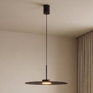 Nowodvorski Lighting Κρεμαστό φωτιστικό Simone, μαύρο, ατσάλι, Ø 40 cm, GX53, ρυθμιζόμενος, Μαύρο, Σαλόνι / τραπεζαρία, Μέταλλο, σύγχρονο