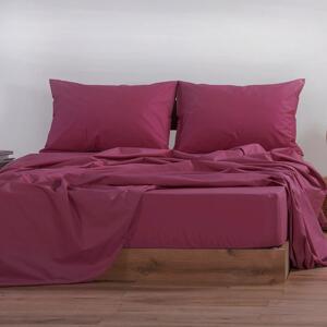 Ζεύγος Μαξιλαροθήκες (52x72) Nef-Nef Homeware Basic Bordo 1218