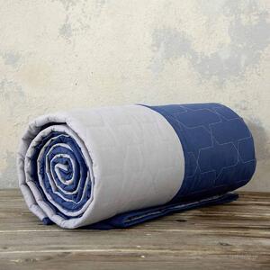 Κουβερλί King Size (240x265) 2 Όψεων Nima Bed Linen Deploy Navy Blue/Earth Grey