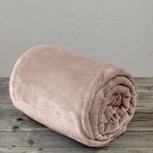 Κουβέρτα Fleece Μονή (150x220) Kocoon Meleg Light Pink