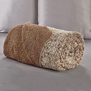 Κουβέρτα Fleece Μονή Με Γουνάκι (160x200) Whitegg KB156 6-Coffee