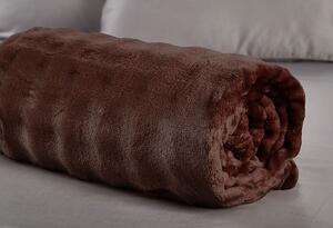 Κουβέρτα Fleece Μονή (160x220) Whitegg KB158 4-Brown