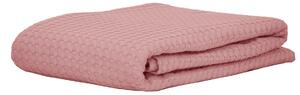 Κουβερτά Πικέ Μονή (160x240) Anna Riska Waffle Michelle Blush Pink