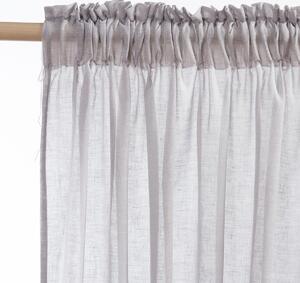 Κουρτίνα (140x270) Με Τρέσα Nef-Nef Homeware Dione Dark Grey