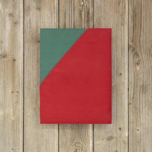 Παπλωματοθήκη King Size (240x260) 2 Όψεων Nima Bed Linen Colors Absolute Red/Pine Green