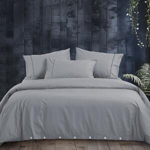 Παπλωματοθήκη Υπέρδιπλη (Σετ 240x220) Nautica By Nef-Nef Homeware Nau Wave Solid Silver